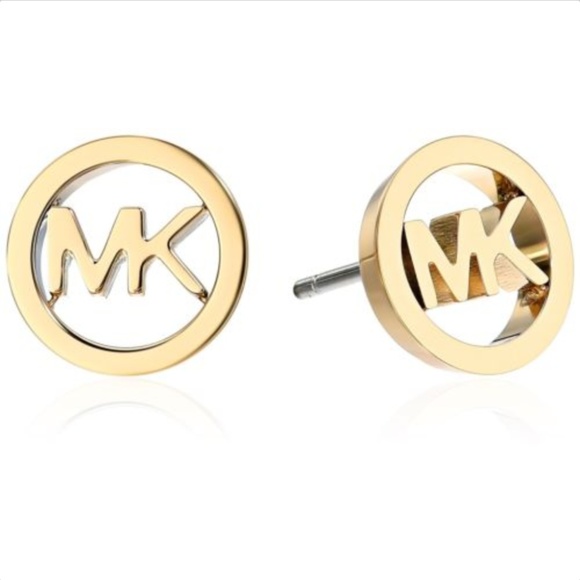 Michael Kors Jewelry - Michael Kors Logo Cut Off Stud Earring